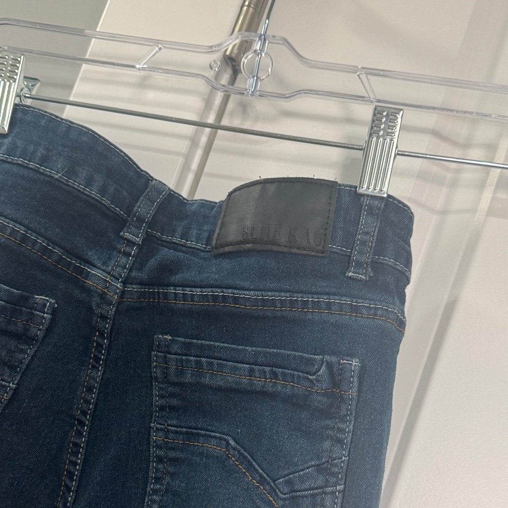 Kids Blue Rag Jeans - Picture 4 of 4